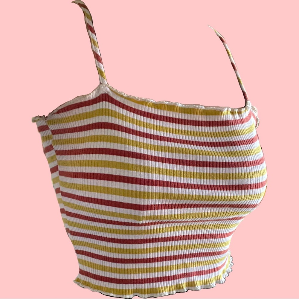 Colorful stripped woman’s tank top